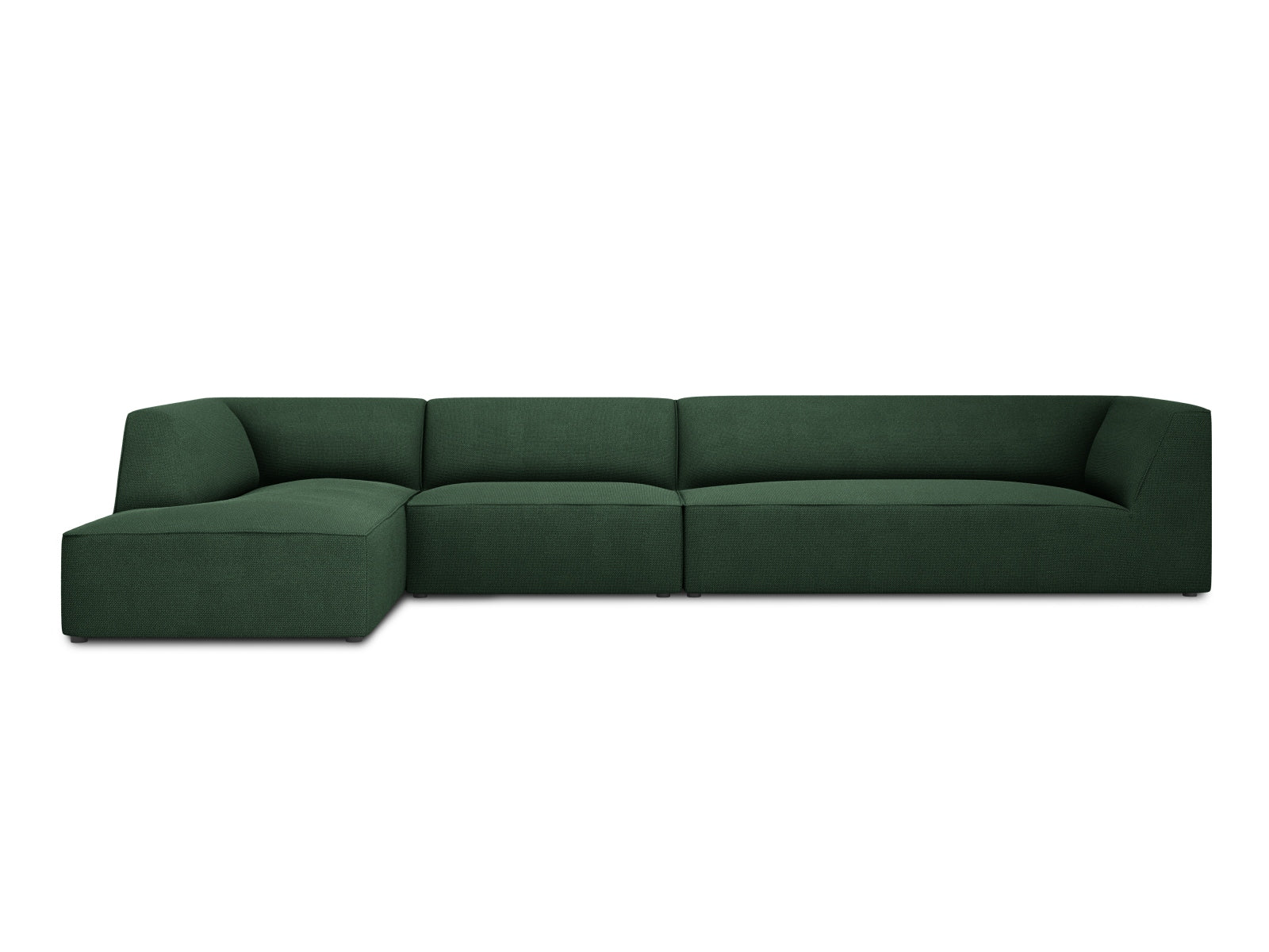 Ruby Modulares Ecksofa links 5 Sitzer in Green präsentiert im Onlineshop von KAQTU Design AG. Ecksofa links ist von Micadoni