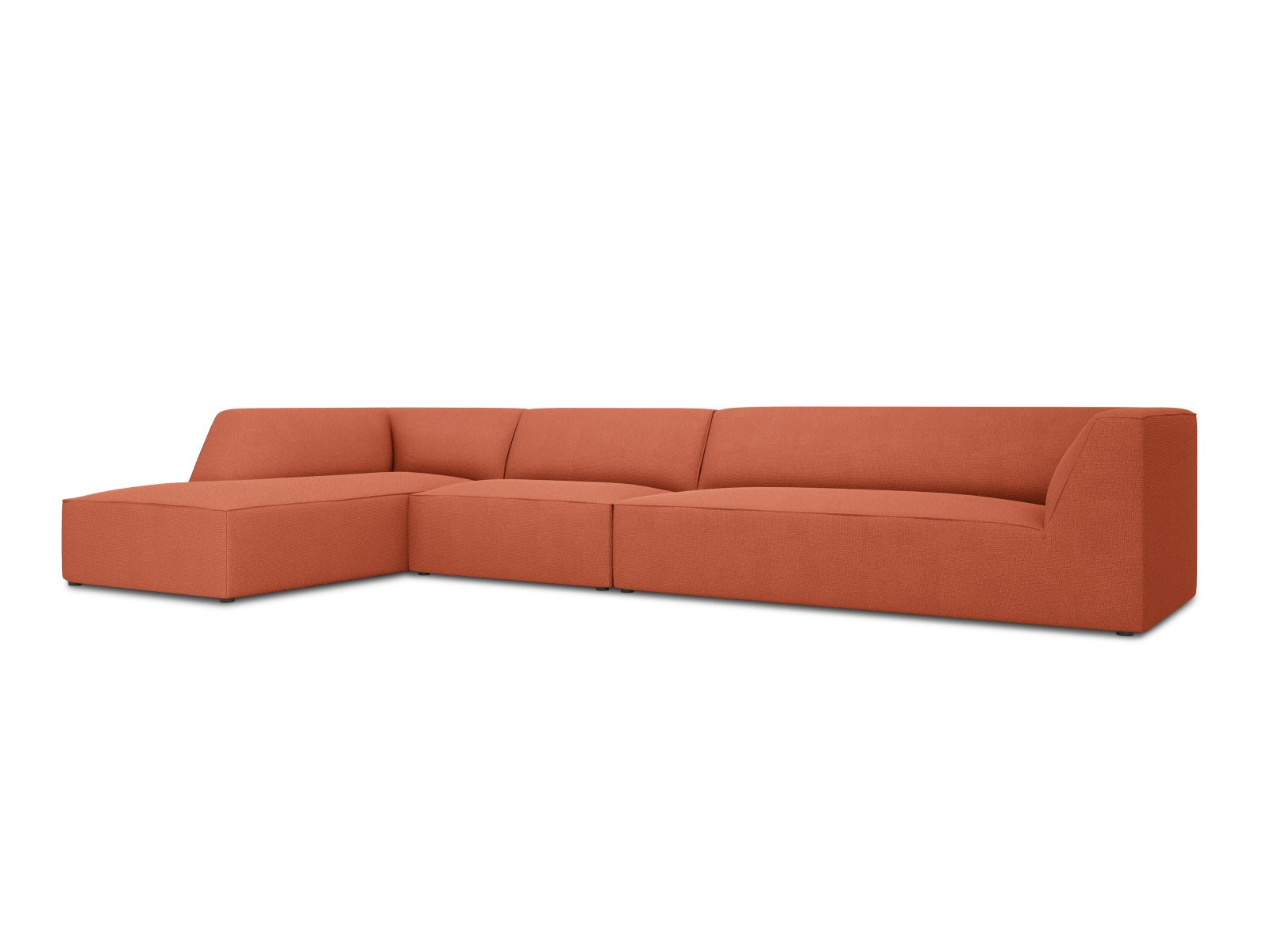 Elegantes Ruby Ecksofa in der linken Konfiguration, 5-Sitzer, ideal für stilvolle Wohnräume, von Micadoni.