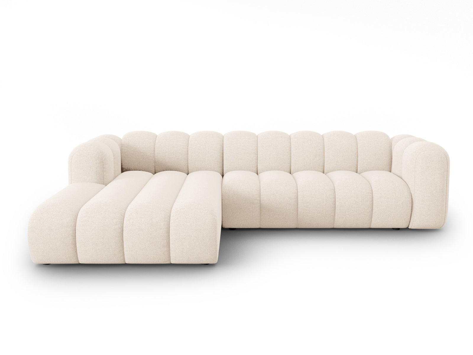 Lupine Modulares Ecksofa links 4 Sitzer in Light Beige präsentiert im Onlineshop von KAQTU Design AG. Ecksofa links ist von Micadoni