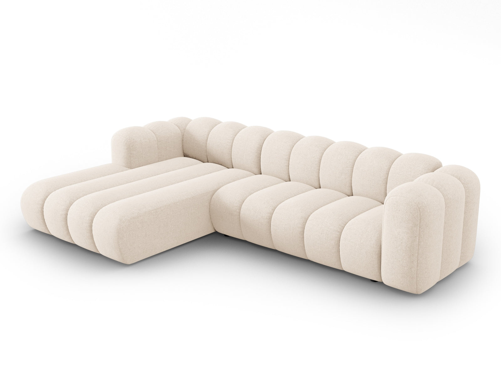 Lupine Modulares Ecksofa links 4 Sitzer in Light Beige präsentiert im Onlineshop von KAQTU Design AG. Ecksofa links ist von Micadoni
