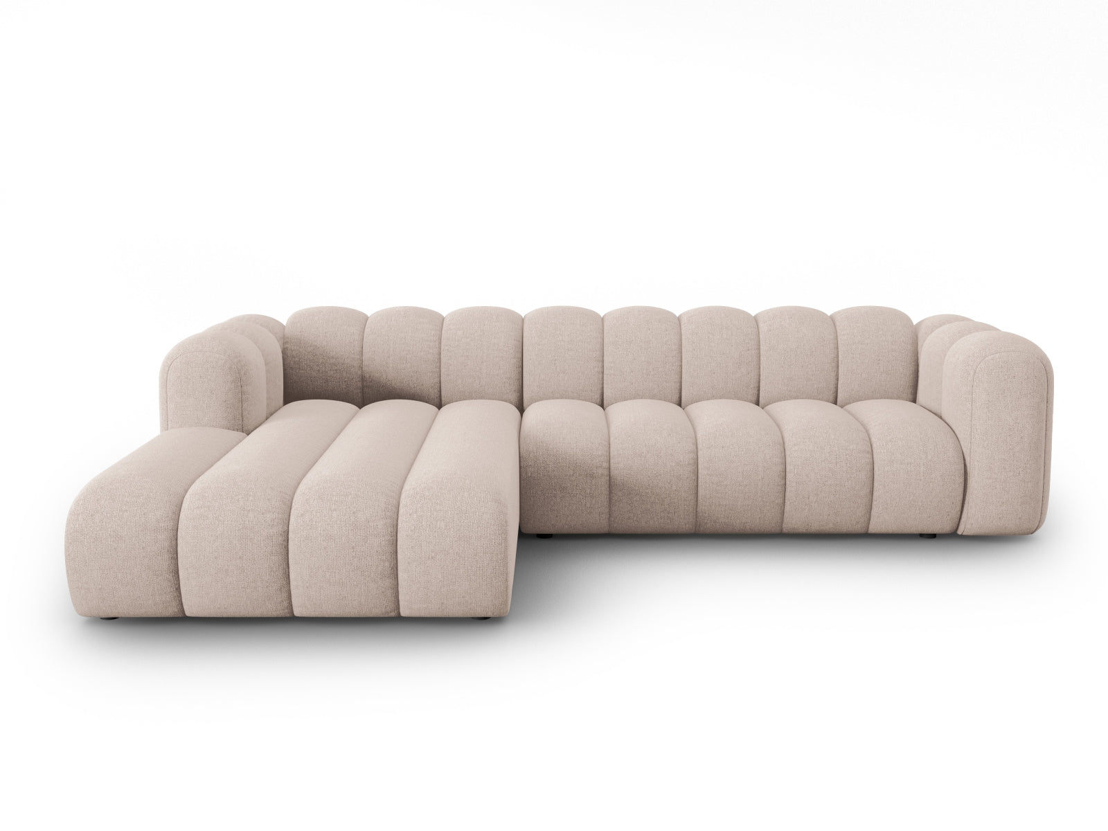 Lupine Modulares Ecksofa links 4 Sitzer in Beige präsentiert im Onlineshop von KAQTU Design AG. Ecksofa links ist von Micadoni
