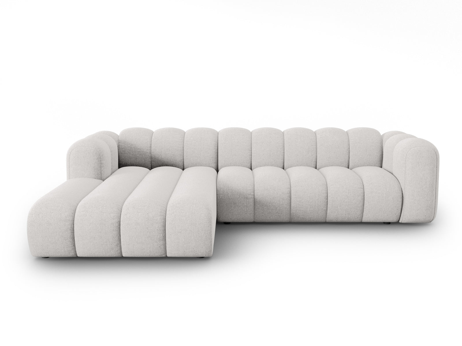Lupine Modulares Ecksofa links 4 Sitzer in Light Grey präsentiert im Onlineshop von KAQTU Design AG. Ecksofa links ist von Micadoni