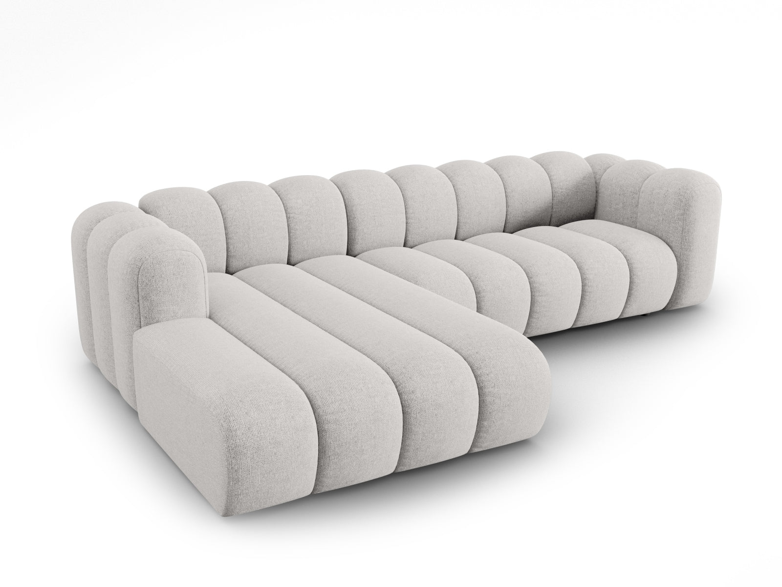Entdecken Sie das Lupine Ecksofa von Micadoni – ein stilvolles 4-Sitzer-Modell, das modernes Design und höchsten Komfort für Ihr Wohnzimmer bietet.