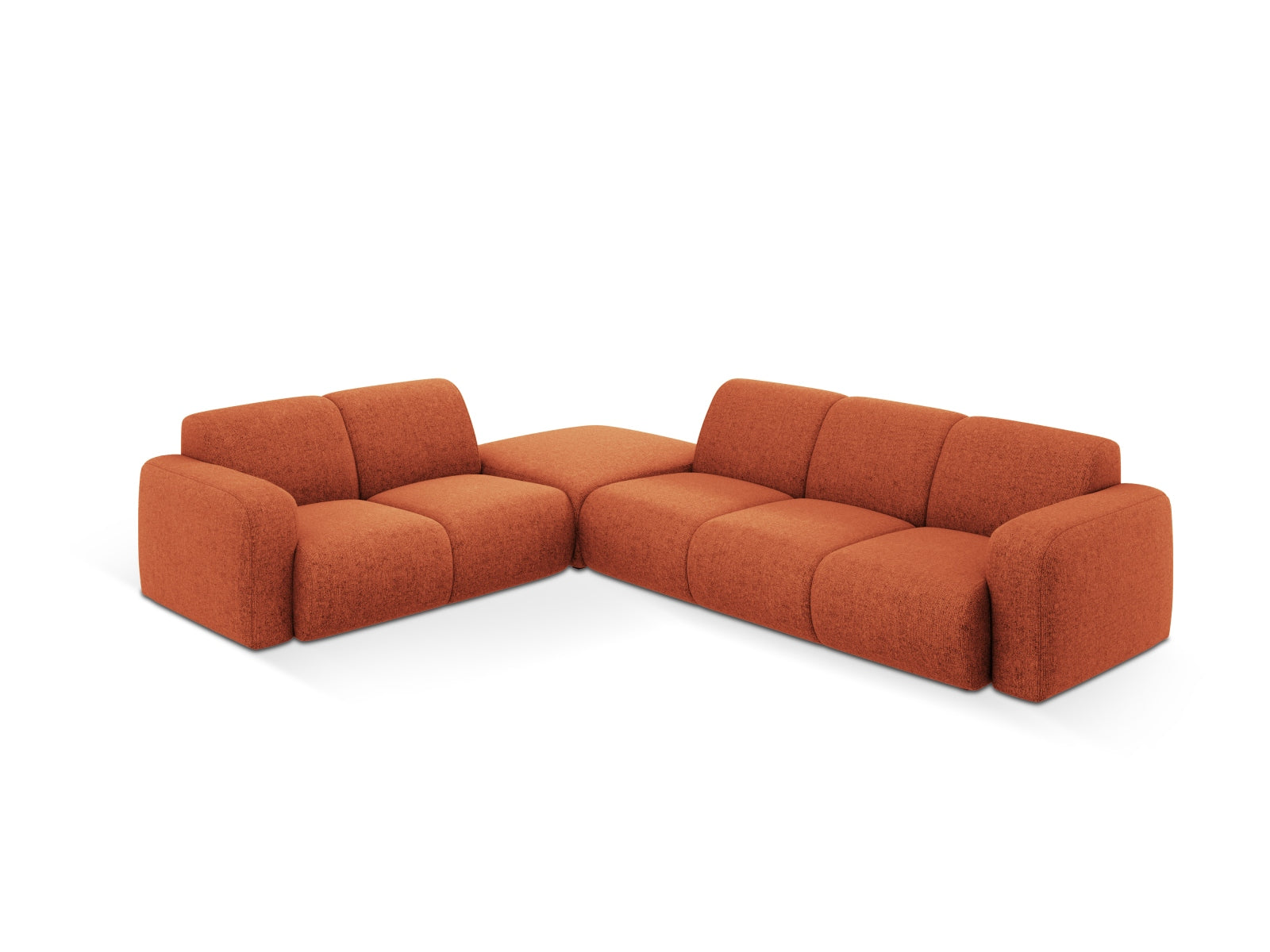 Molino Ecksofa links 6 Sitzer in Terracotta präsentiert im Onlineshop von KAQTU Design AG. Ecksofa links ist von Micadoni