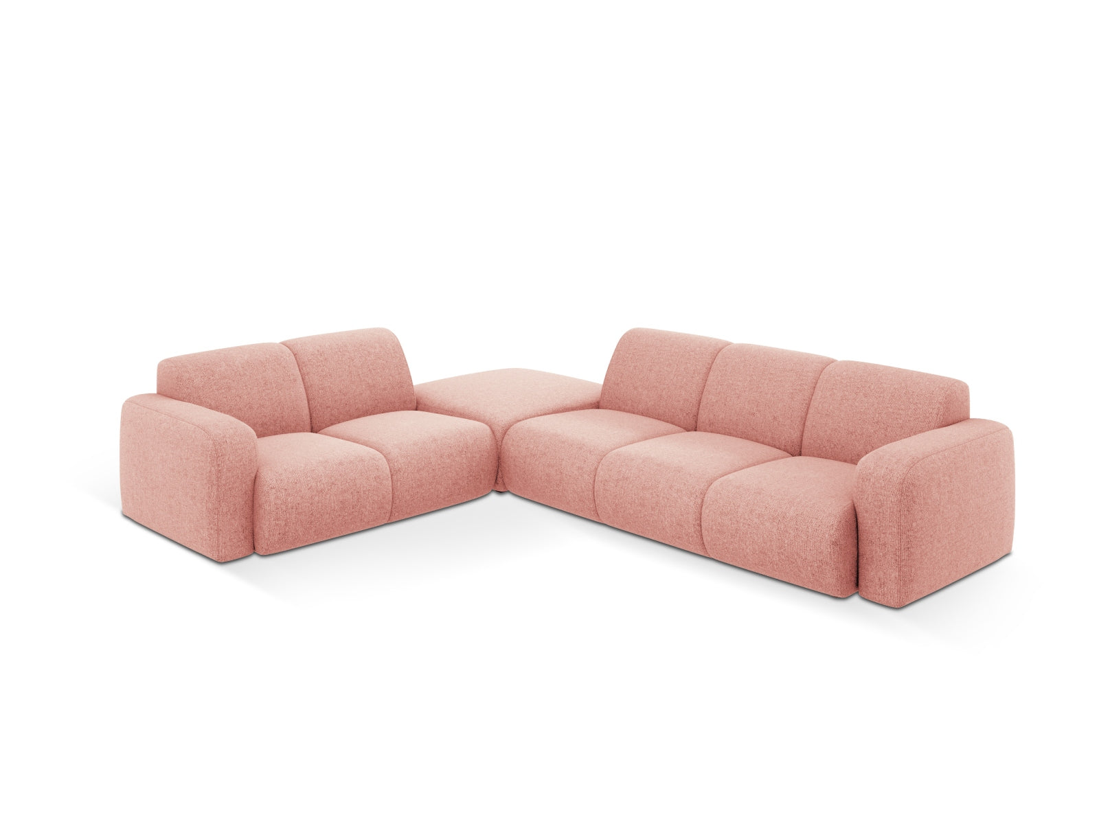 Molino Ecksofa links 6 Sitzer in Pink präsentiert im Onlineshop von KAQTU Design AG. Ecksofa links ist von Micadoni