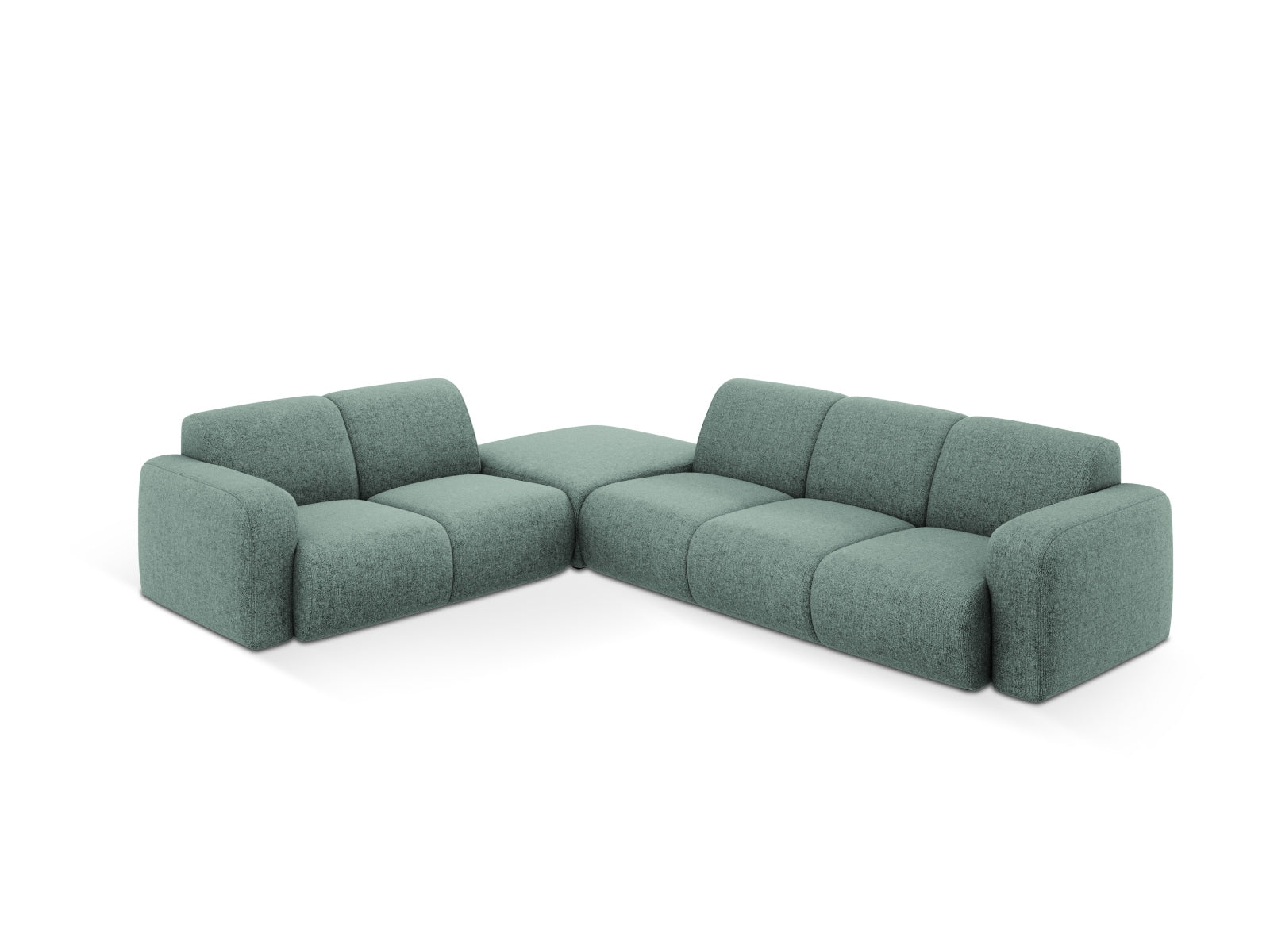 Molino Ecksofa links 6 Sitzer in Petrol präsentiert im Onlineshop von KAQTU Design AG. Ecksofa links ist von Micadoni