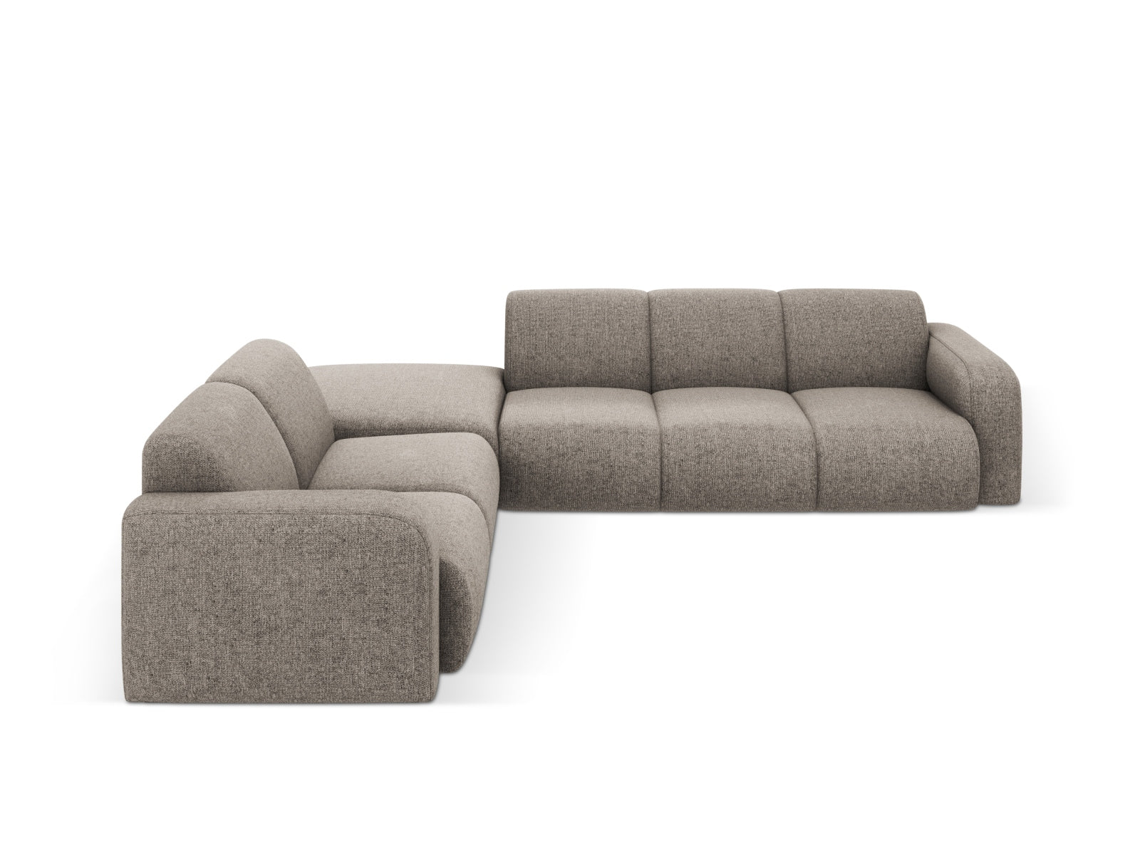 Erleben Sie das Molino Ecksofa links 6 Sitzer von Micadoni – modernes Design, erstklassige Materialien und großzügiger Platz für gesellige Abende.