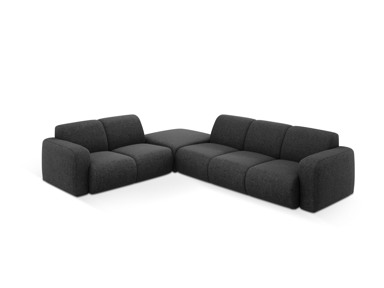 Molino Ecksofa links 6 Sitzer in Black präsentiert im Onlineshop von KAQTU Design AG. Ecksofa links ist von Micadoni