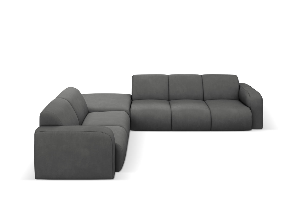 Molino Ecksofa links 6 Sitzer in Dark Grey-Rebel präsentiert im Onlineshop von KAQTU Design AG. Ecksofa links ist von Micadoni