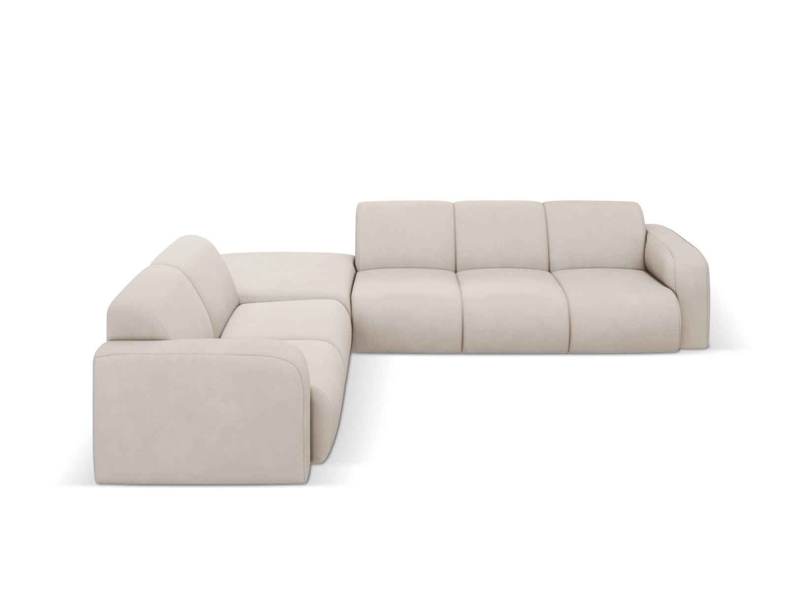 Molino Ecksofa links 6 Sitzer in Beige präsentiert im Onlineshop von KAQTU Design AG. Ecksofa links ist von Micadoni