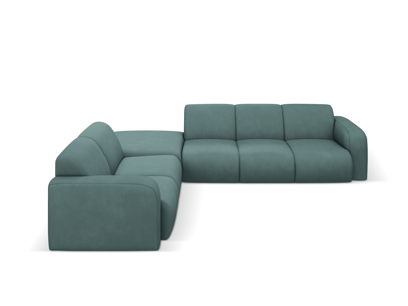 Molino Ecksofa links 6 Sitzer in Sea Green präsentiert im Onlineshop von KAQTU Design AG. Ecksofa links ist von Micadoni