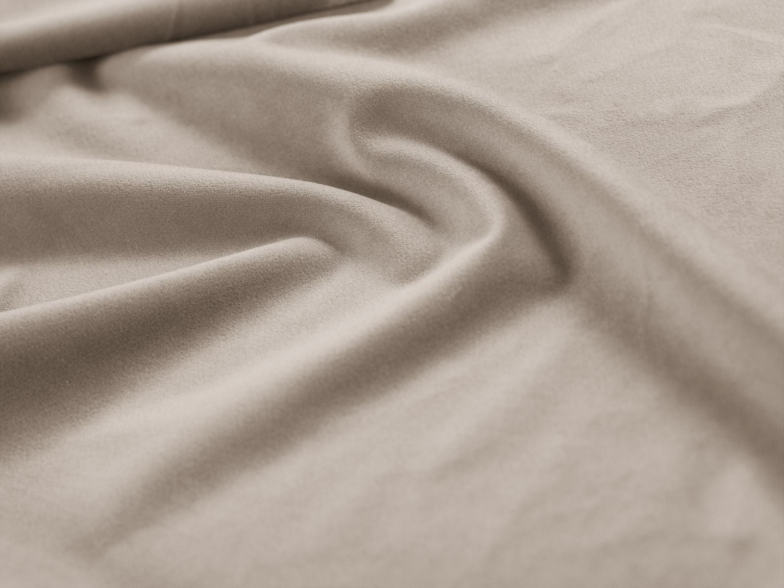 Elegantes 6-Sitzer Ecksofa links Molino in sanftem Beige, perfekt für entspannte Abende und stilvolle Einrichtungsideen.