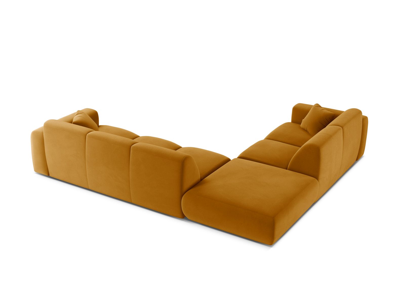 Modernes 6-Sitzer Ecksofa links Molino von Micadoni, ideal für gesellige Runden und gemütliche Stunden in Ihrem Zuhause.