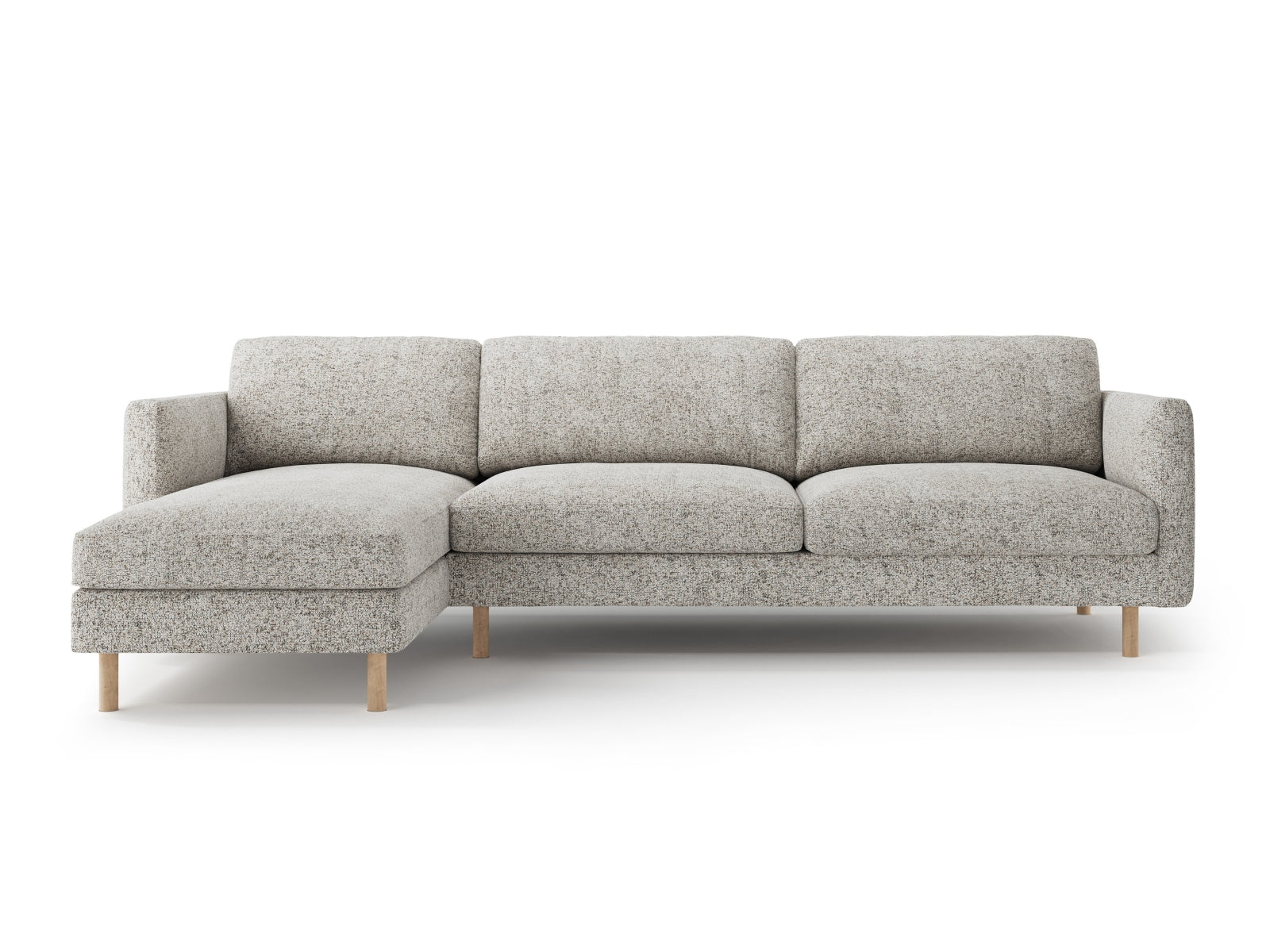 Entdecken Sie das Eden Ecksofa links von Micadoni: Elegantes Velours, zeitgemässes Design und hervorragender Sitzkomfort für Ihr Wohnzimmer.
