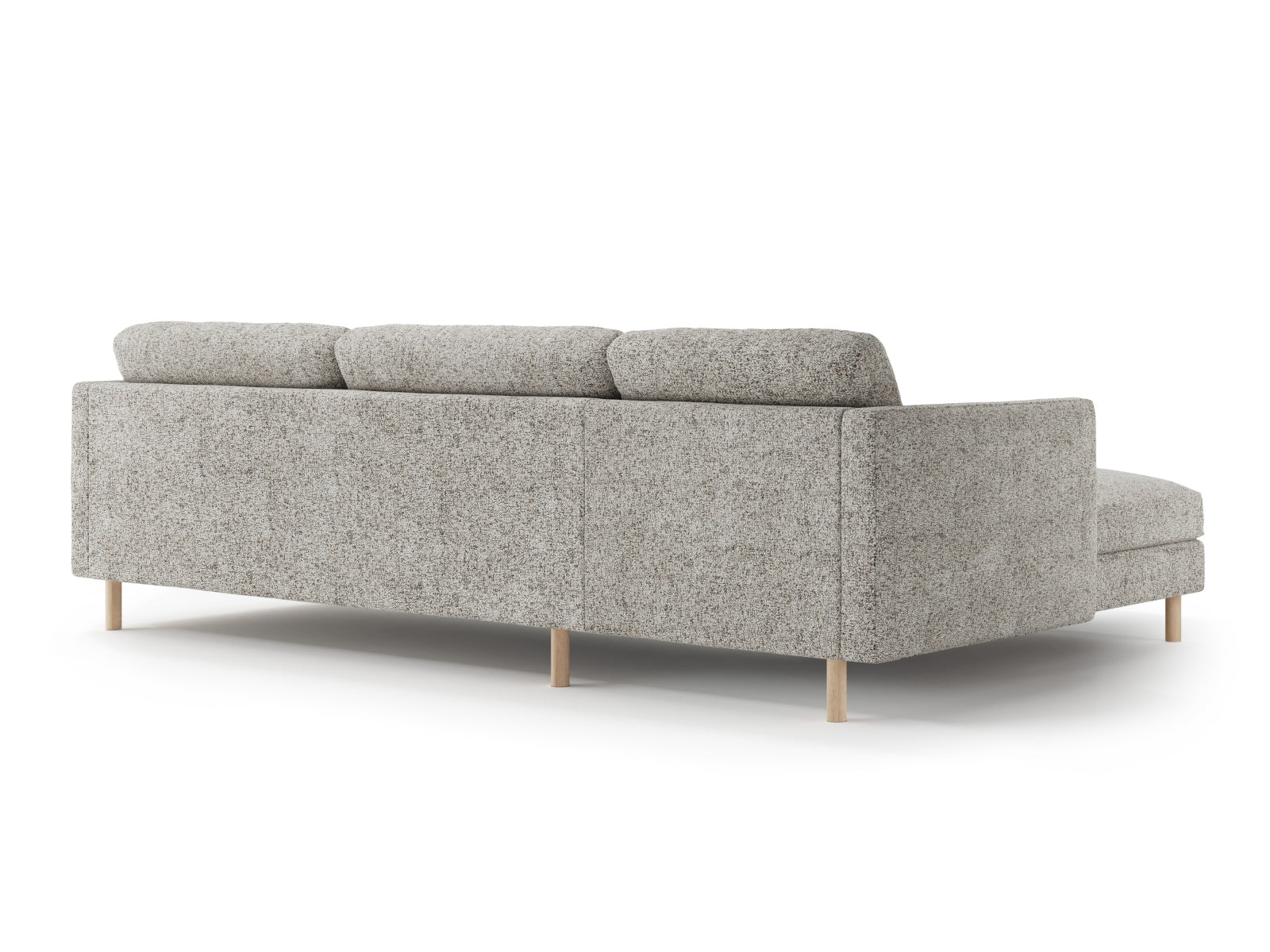 Entdecken Sie das Eden Ecksofa links von Micadoni: Elegantes Velours, zeitgemässes Design und hervorragender Sitzkomfort für Ihr Wohnzimmer.