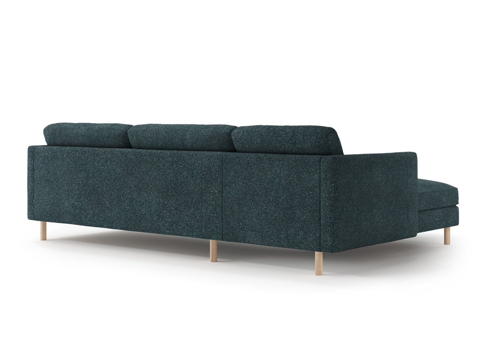 Entdecken Sie das Eden Ecksofa links von Micadoni: Elegantes Velours, zeitgemässes Design und hervorragender Sitzkomfort für Ihr Wohnzimmer.