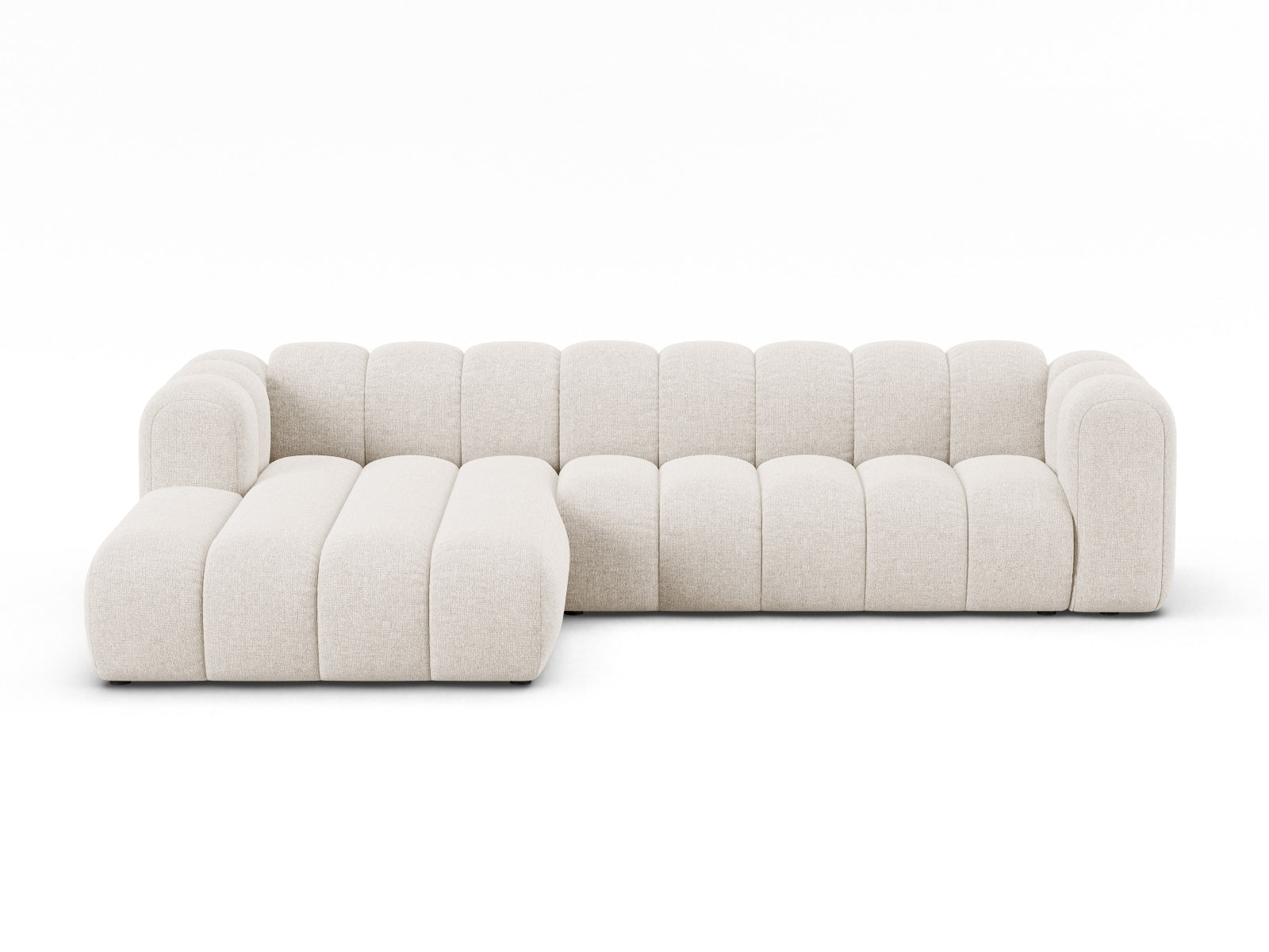 Lupine Modulares Ecksofa links 4 Sitzer in Light Beige präsentiert im Onlineshop von KAQTU Design AG. Ecksofa links ist von Micadoni