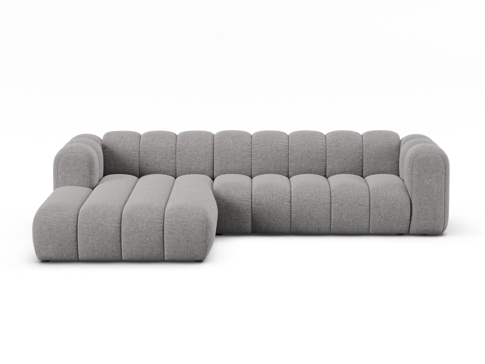 Lupine Modulares Ecksofa links 4 Sitzer in Light Grey präsentiert im Onlineshop von KAQTU Design AG. Ecksofa links ist von Micadoni