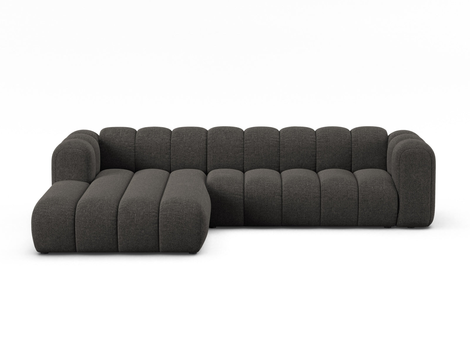 Lupine Modulares Ecksofa links 4 Sitzer in Dark Grey präsentiert im Onlineshop von KAQTU Design AG. Ecksofa links ist von Micadoni
