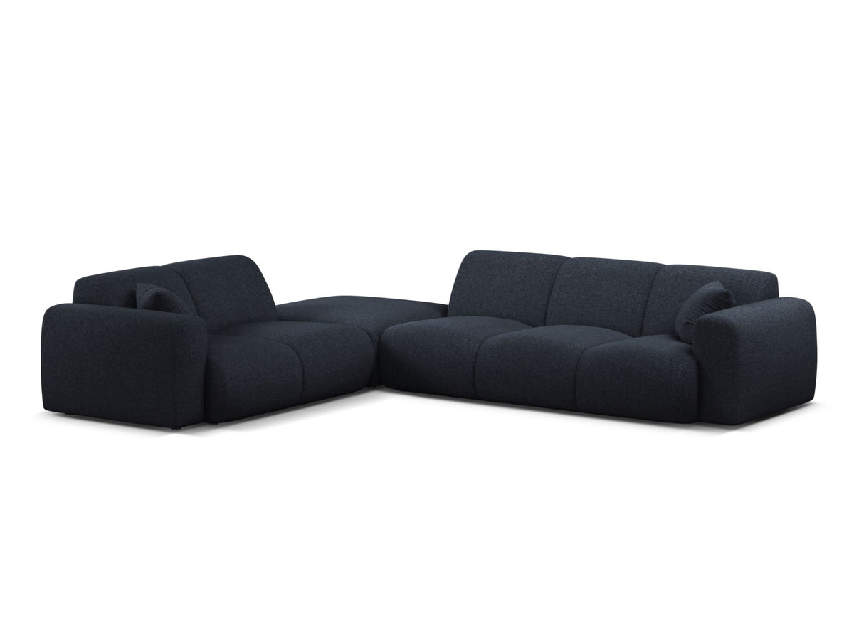 6-Sitzer Ecksofa links Molino in Navy Blue-Eden präsentiert im Onlineshop von KAQTU Design AG. Ecksofa links ist von Micadoni
