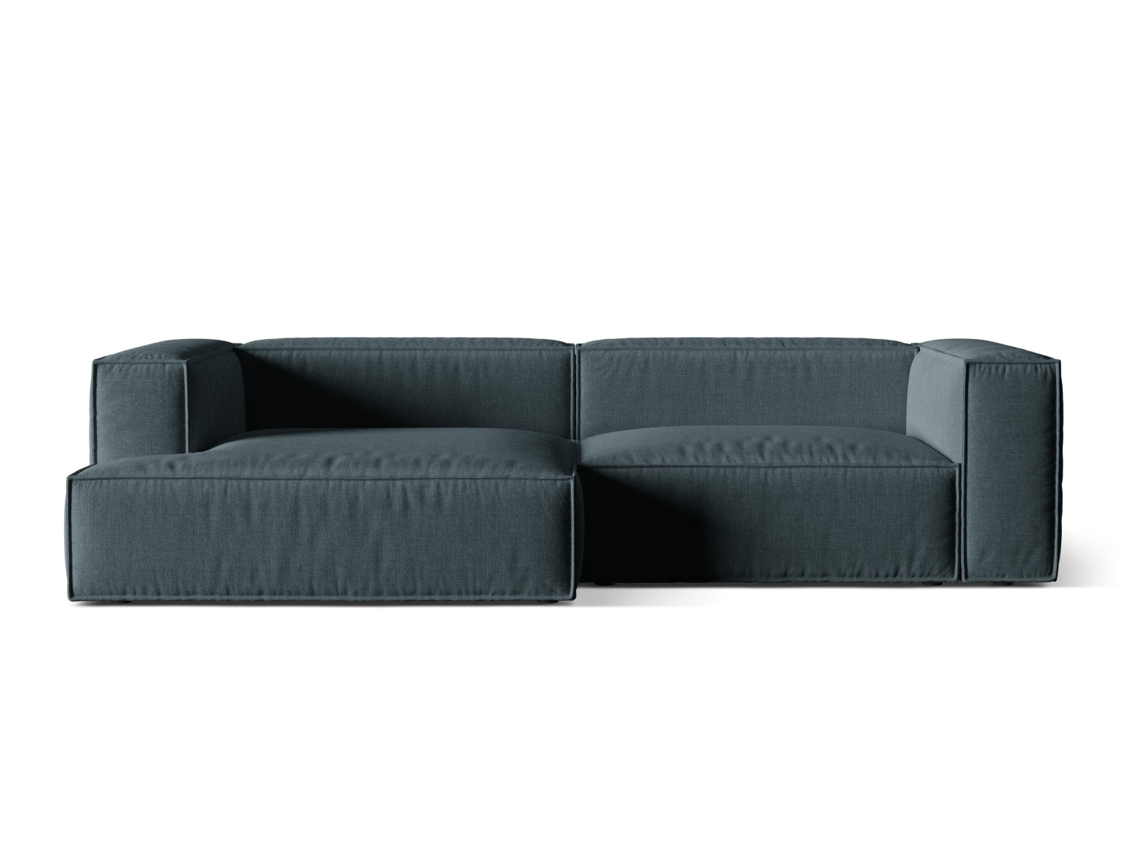 4-Sitzer Ecksofa links modular Nuria in Deep Petrol-Liberty präsentiert im Onlineshop von KAQTU Design AG. Ecksofa links ist von Micadoni