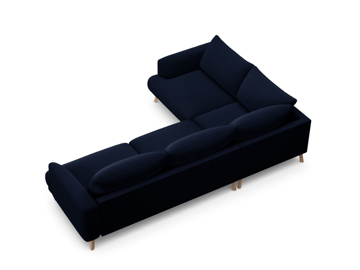 4-Sitzer Ecksofa links Naomi in Royal Blue-Salvador präsentiert im Onlineshop von KAQTU Design AG. Ecksofa links ist von Micadoni