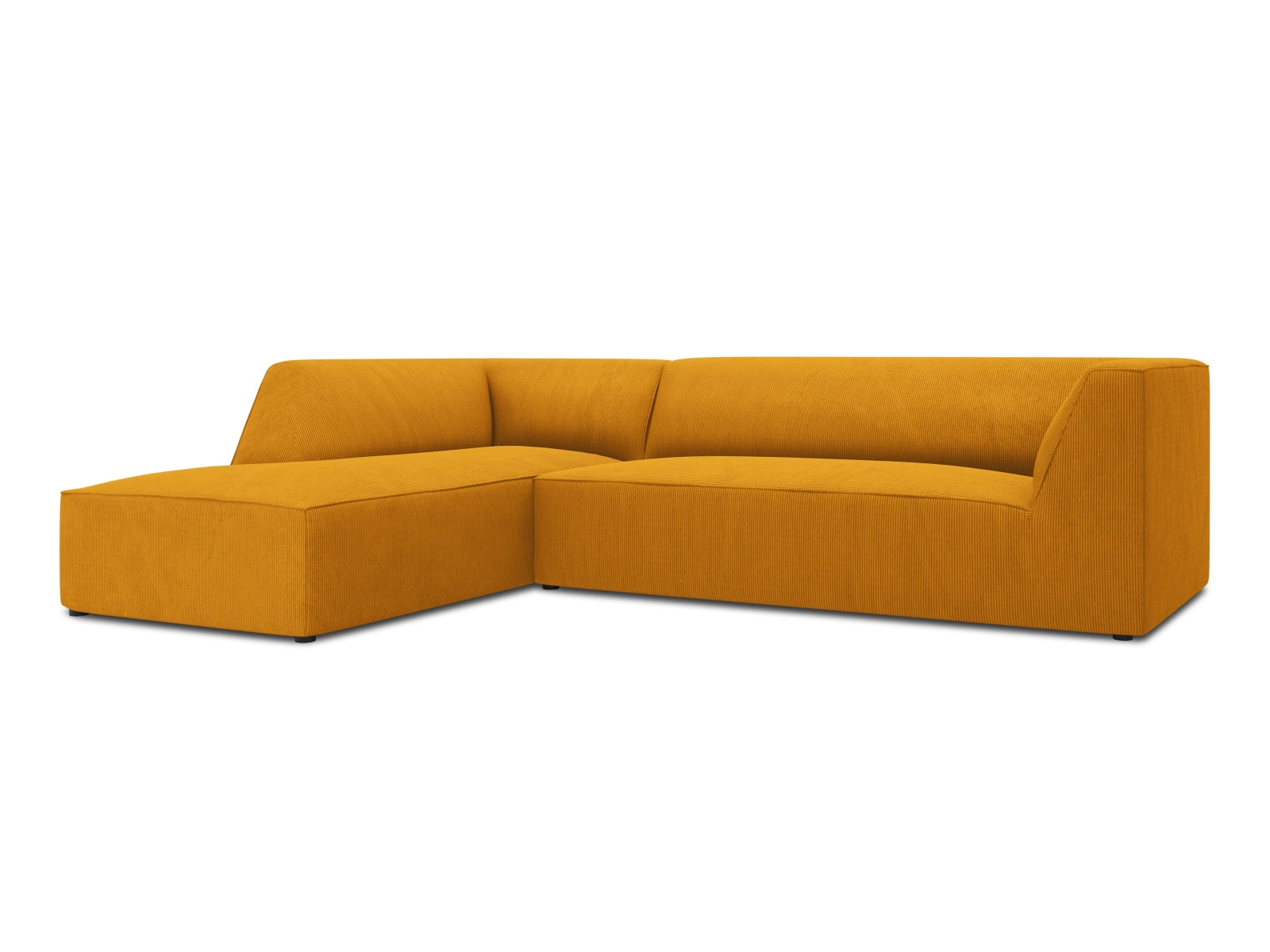 Elegantes, modulares Ecksofa Ruby in linksgestellter Ausführung, ideal für moderne Wohnräume und gemütliche Abende, erhältlich bei Micadoni.