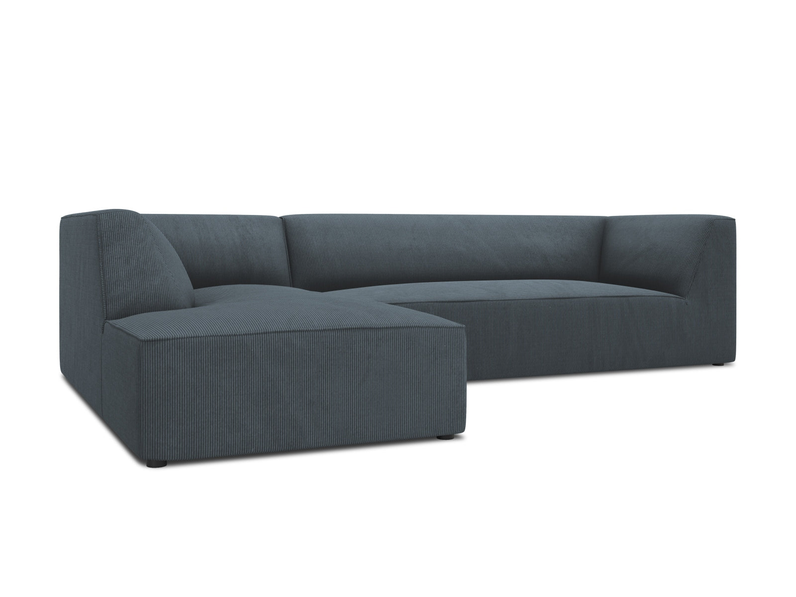 Elegantes, modulares Ecksofa Ruby in linker Variante, perfekt für stilvolle Wohnzimmer, vereint Funktionalität und modernes Design von Micadoni.
