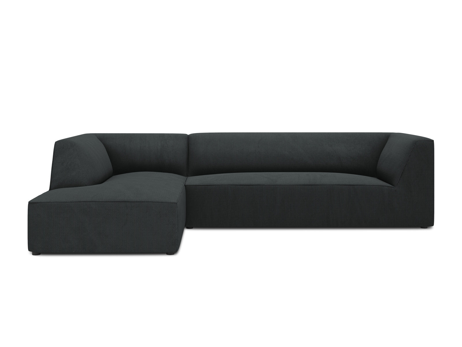 Ruby Modulares Ecksofa links 4 Sitzer in Black-Scala präsentiert im Onlineshop von KAQTU Design AG. Ecksofa links ist von Micadoni