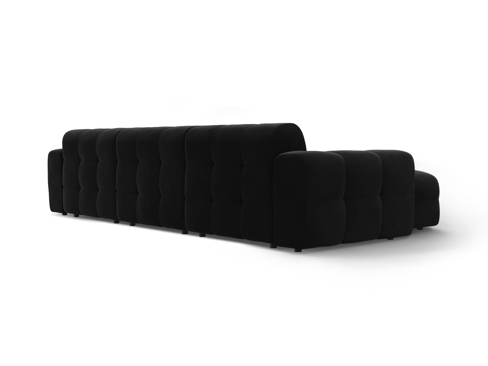 Erleben Sie das Kendal Velour links Ecksofa 5 Sitzer von Micadoni – elegantes Design, viel Platz und ultimativen Komfort für Ihr Wohnzimmer.