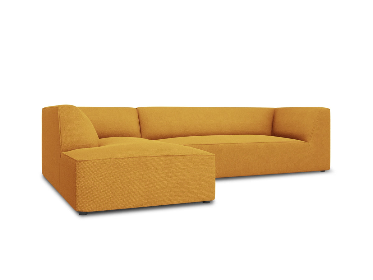 Ruby Modulares Ecksofa links 4 Sitzer in Yellow-Ottawa präsentiert im Onlineshop von KAQTU Design AG. Ecksofa links ist von Micadoni