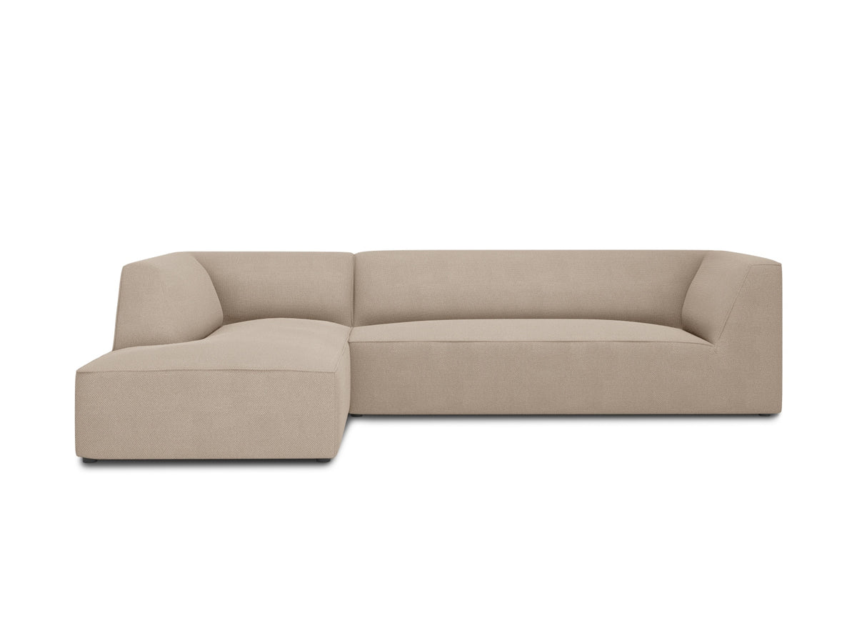 Ruby Modulares Ecksofa links 4 Sitzer in Dark Beige-Ottawa präsentiert im Onlineshop von KAQTU Design AG. Ecksofa links ist von Micadoni