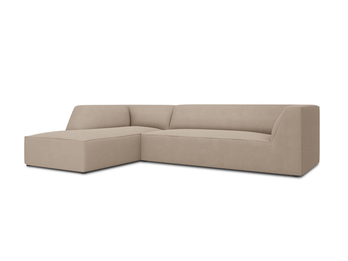 Ruby Modulares Ecksofa links 4 Sitzer in Dark Beige-Ottawa präsentiert im Onlineshop von KAQTU Design AG. Ecksofa links ist von Micadoni