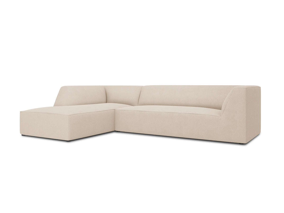 Ruby Modulares Ecksofa links 4 Sitzer in Beige-Ottawa präsentiert im Onlineshop von KAQTU Design AG. Ecksofa links ist von Micadoni