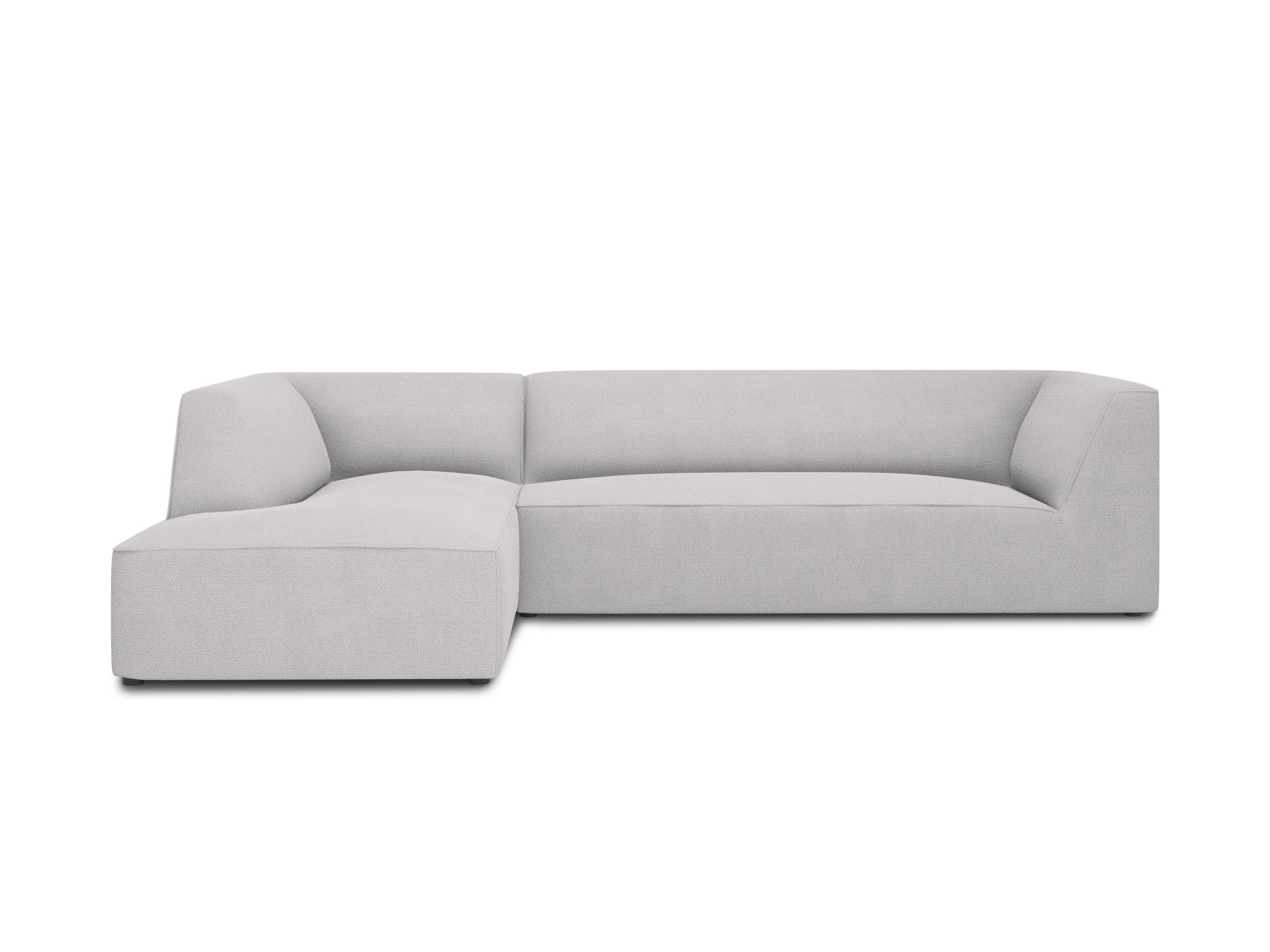 Ruby Modulares Ecksofa links 4 Sitzer in Light Grey-Ottawa präsentiert im Onlineshop von KAQTU Design AG. Ecksofa links ist von Micadoni