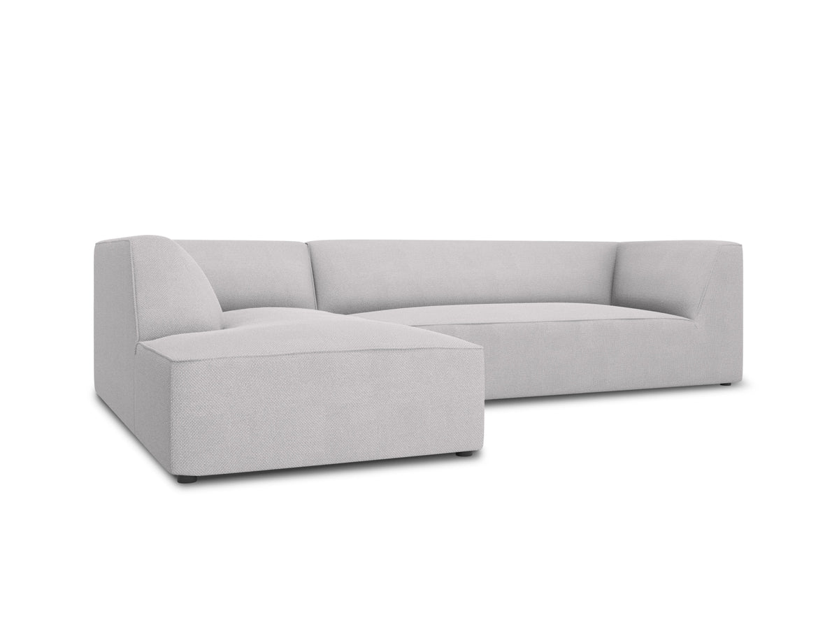 Ruby Modulares Ecksofa links 4 Sitzer in Light Grey-Ottawa präsentiert im Onlineshop von KAQTU Design AG. Ecksofa links ist von Micadoni