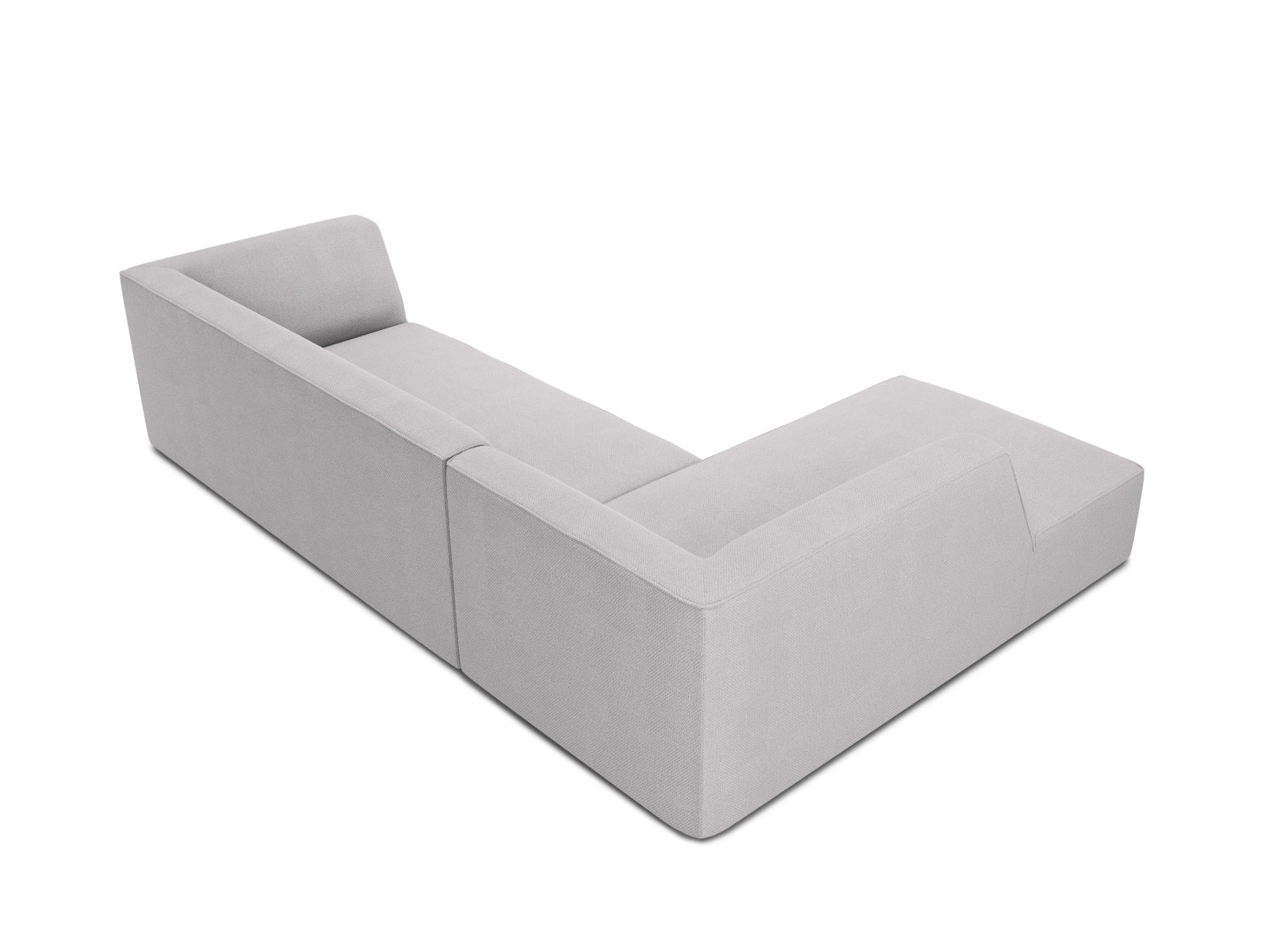 Ruby Modulares Ecksofa links 4 Sitzer in Light Grey-Ottawa präsentiert im Onlineshop von KAQTU Design AG. Ecksofa links ist von Micadoni