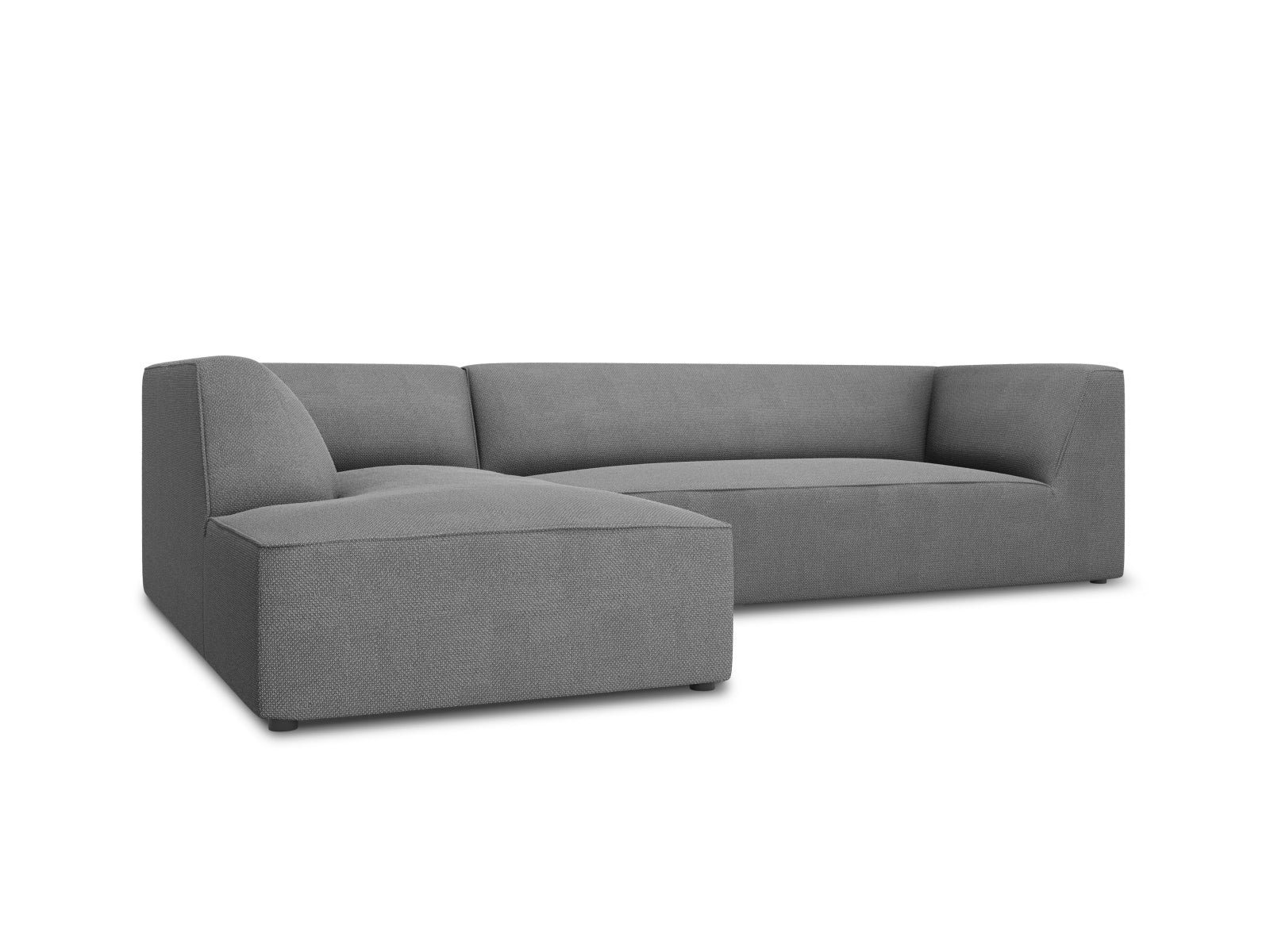 Ruby Modulares Ecksofa links 4 Sitzer in Grey-Ottawa präsentiert im Onlineshop von KAQTU Design AG. Ecksofa links ist von Micadoni