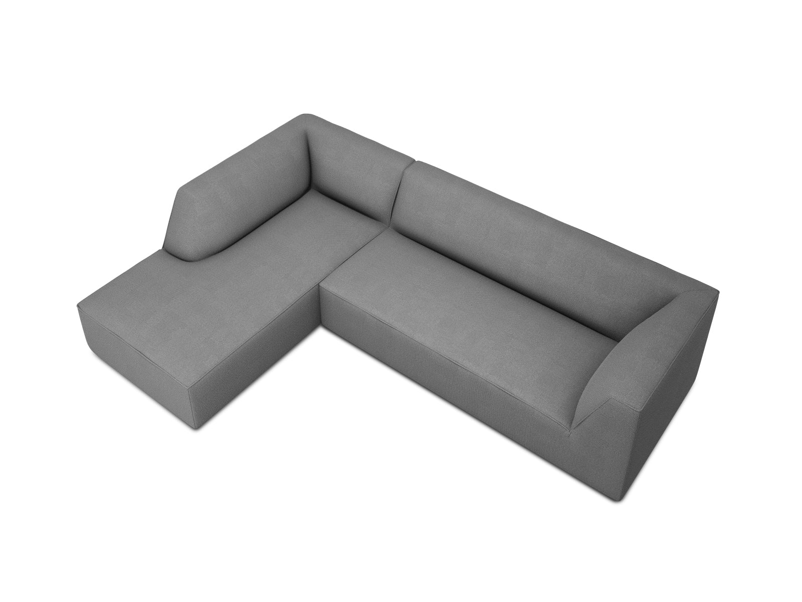 Ruby Modulares Ecksofa links 4 Sitzer in Grey-Ottawa präsentiert im Onlineshop von KAQTU Design AG. Ecksofa links ist von Micadoni