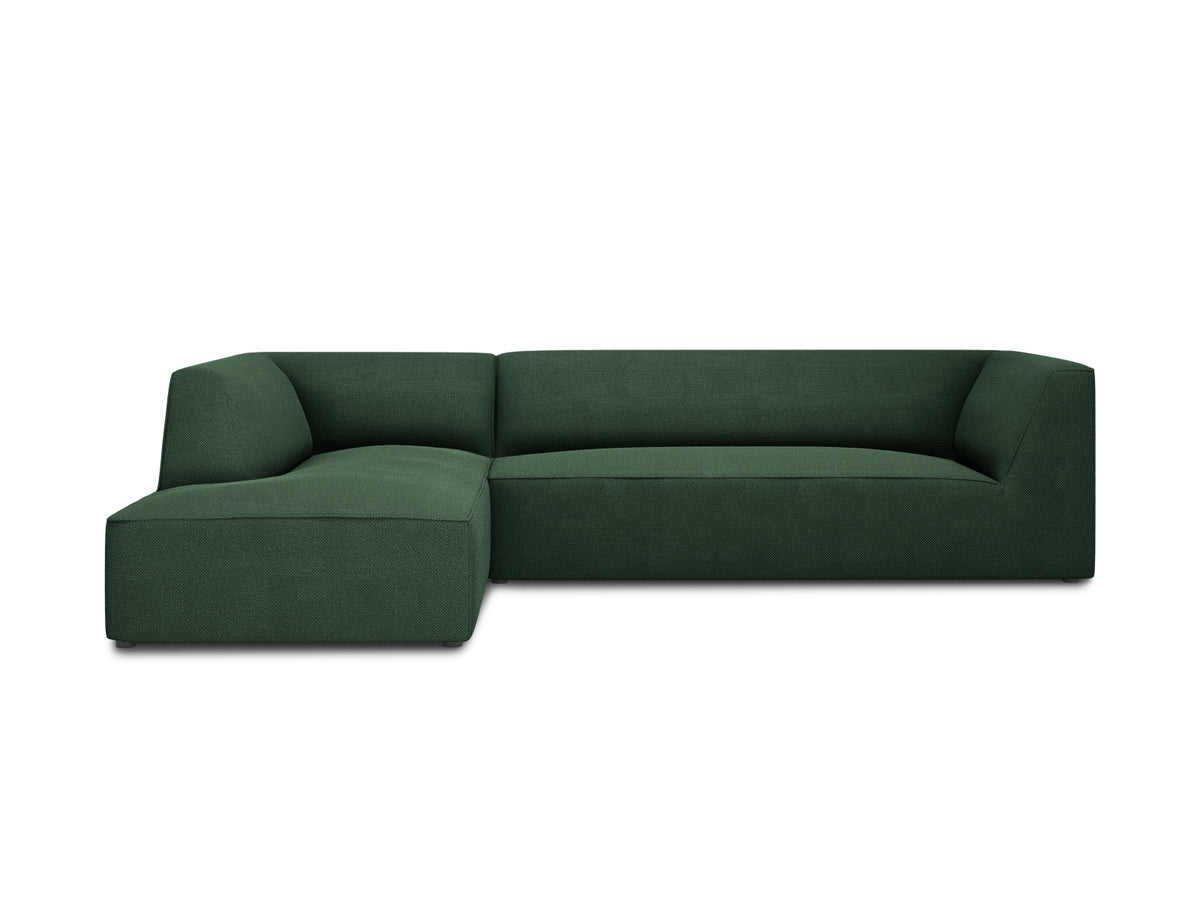 Ruby Modulares Ecksofa links 4 Sitzer in Green-Ottawa präsentiert im Onlineshop von KAQTU Design AG. Ecksofa links ist von Micadoni