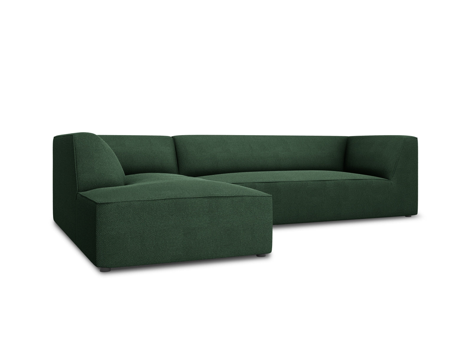 Ruby Modulares Ecksofa links 4 Sitzer in Green-Ottawa präsentiert im Onlineshop von KAQTU Design AG. Ecksofa links ist von Micadoni