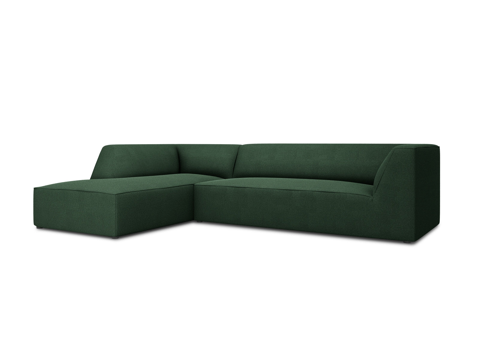 Ruby Modulares Ecksofa links 4 Sitzer in Green-Ottawa präsentiert im Onlineshop von KAQTU Design AG. Ecksofa links ist von Micadoni
