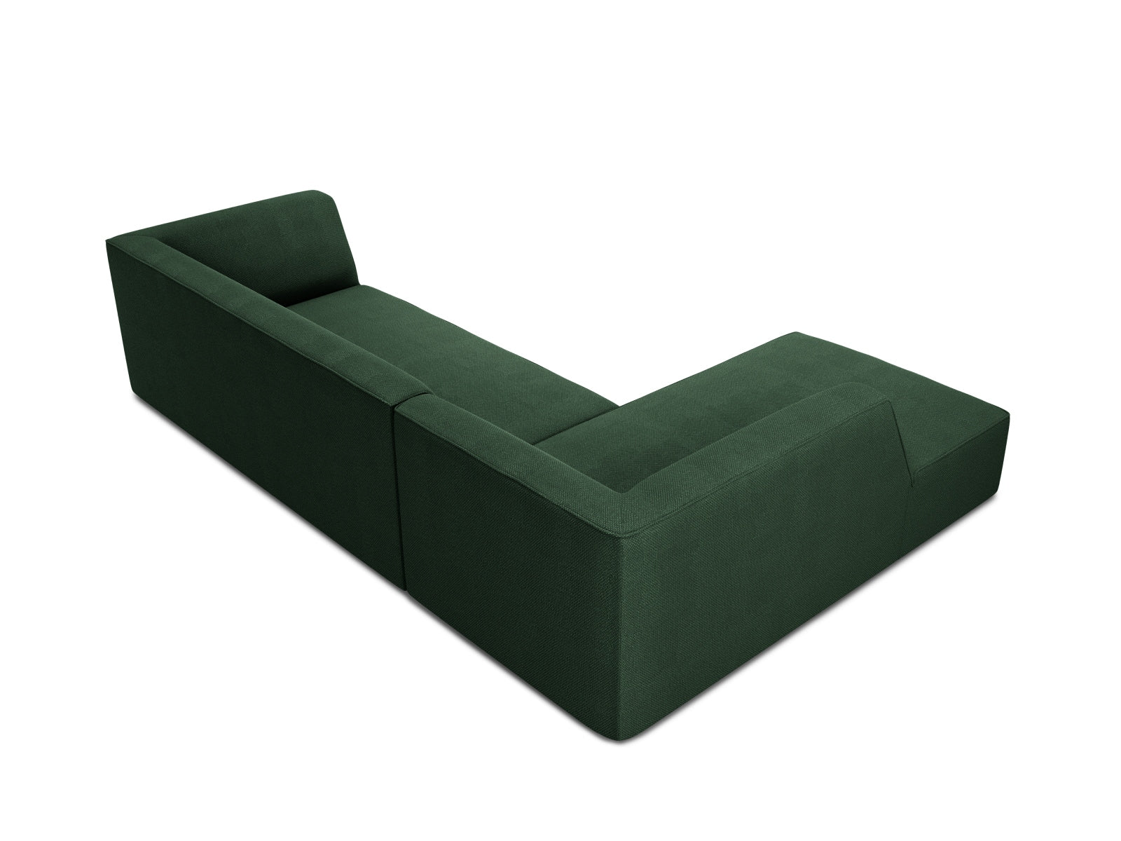 Ruby Modulares Ecksofa links 4 Sitzer in Green-Ottawa präsentiert im Onlineshop von KAQTU Design AG. Ecksofa links ist von Micadoni