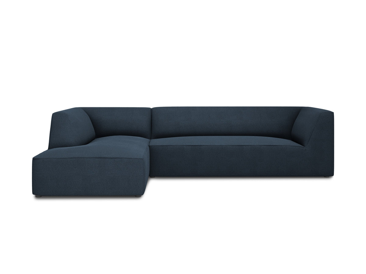 Ruby Modulares Ecksofa links 4 Sitzer in Navy Blue-Ottawa präsentiert im Onlineshop von KAQTU Design AG. Ecksofa links ist von Micadoni