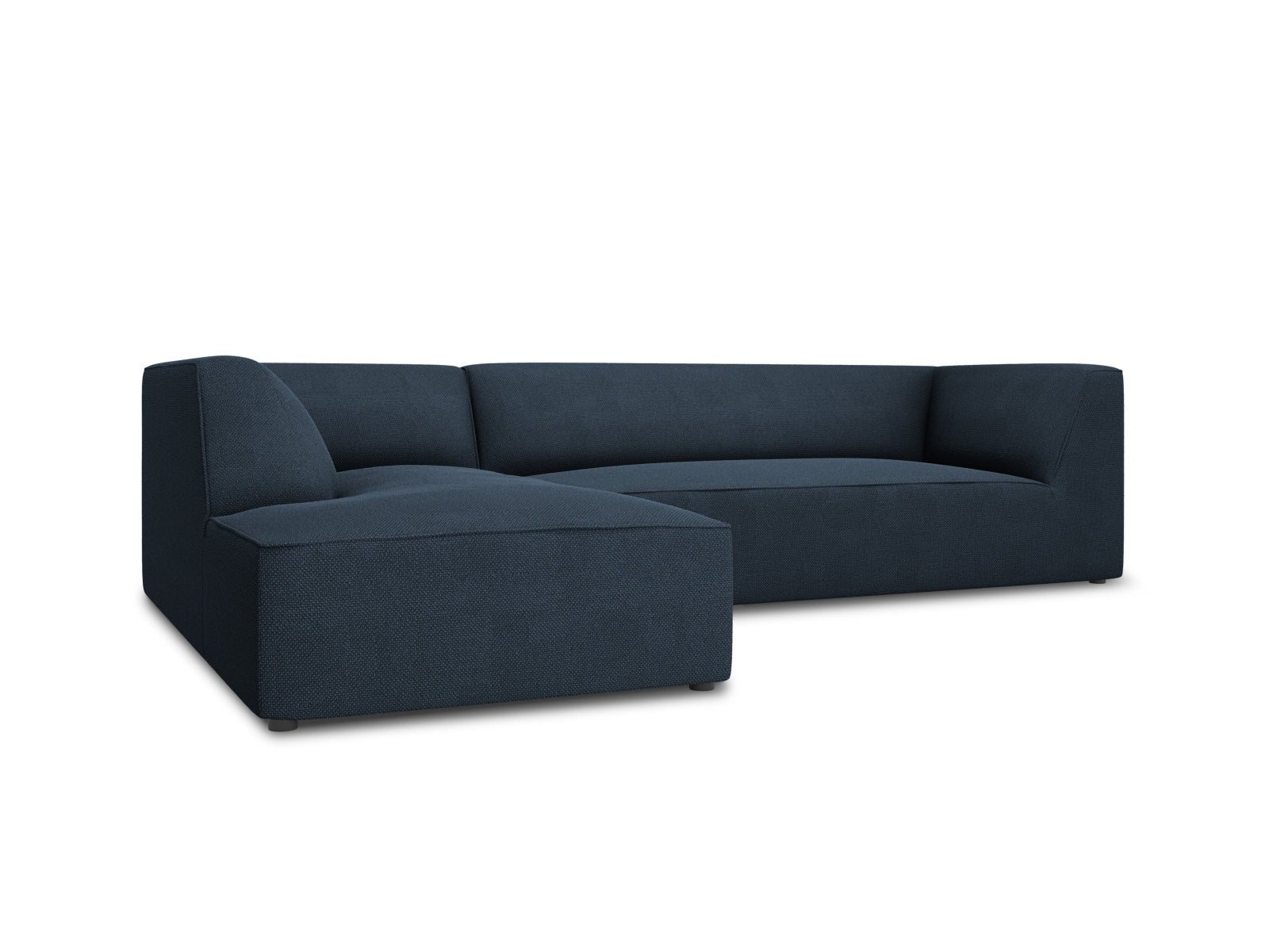 Ruby Modulares Ecksofa links 4 Sitzer in Navy Blue-Ottawa präsentiert im Onlineshop von KAQTU Design AG. Ecksofa links ist von Micadoni