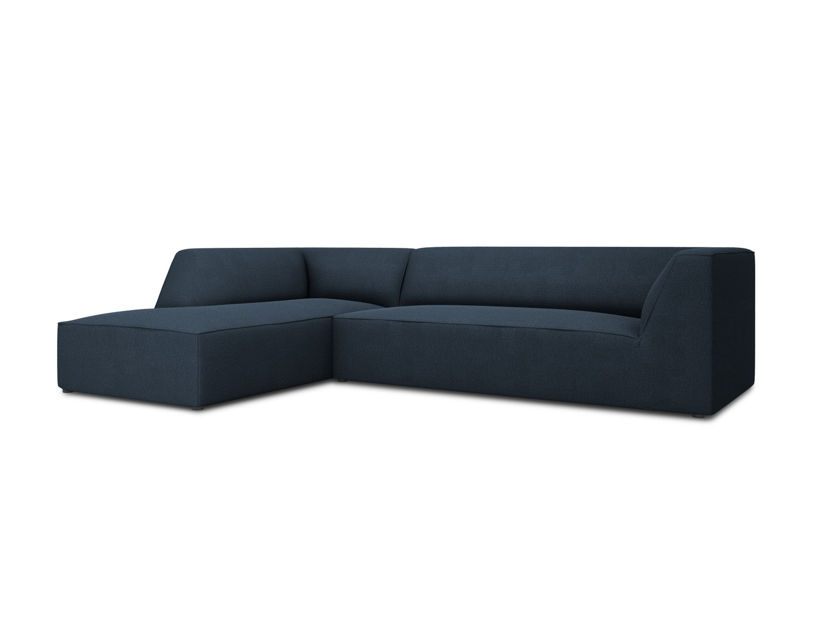 Ruby Modulares Ecksofa links 4 Sitzer in Navy Blue-Ottawa präsentiert im Onlineshop von KAQTU Design AG. Ecksofa links ist von Micadoni