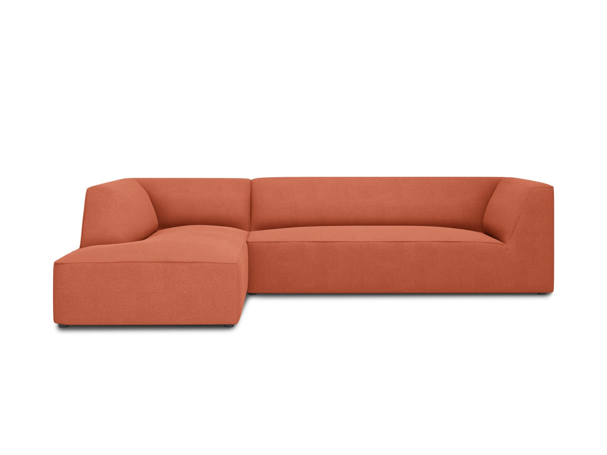 Ruby Modulares Ecksofa links 4 Sitzer in Coral-Ottawa präsentiert im Onlineshop von KAQTU Design AG. Ecksofa links ist von Micadoni