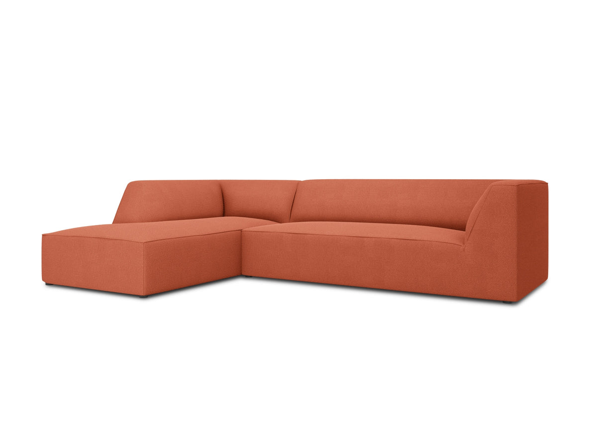 Ruby Modulares Ecksofa links 4 Sitzer in Coral-Ottawa präsentiert im Onlineshop von KAQTU Design AG. Ecksofa links ist von Micadoni