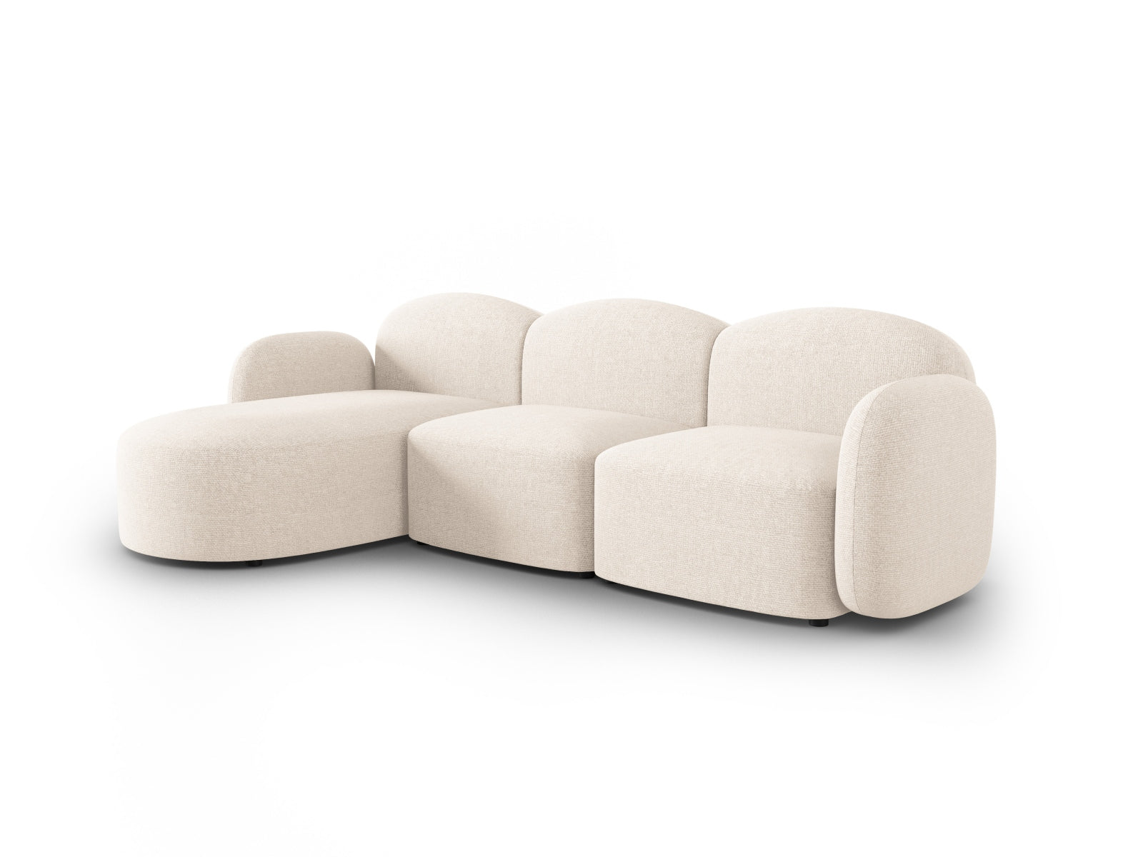 Erleben Sie das stilvolle Blair Ecksofa links von Micadoni. Dieses 4-Sitzer Sofa vereint luxuriösen Velours mit modernem Chic für Ihr Zuhause.