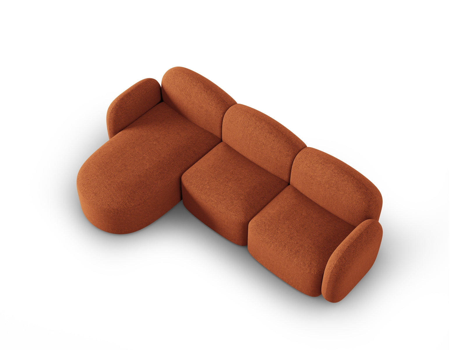 Entdecken Sie das elegante Blair Ecksofa links von Micadoni. Dieses 4-Sitzer Sofa kombiniert hochwertigen Velours mit zeitgemässem Stil für Ihr Wohnzimmer.